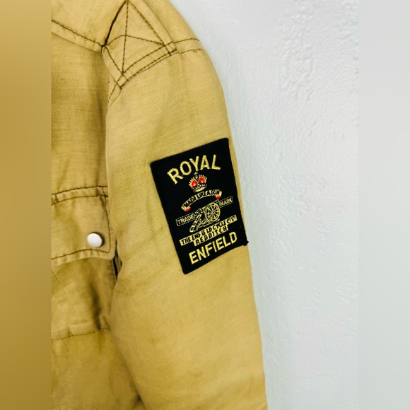 Men’s All Saints Army Light Khaki Green Bayonet Multi pocket Military Jacket - Picture 3 of 12